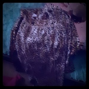 A leopard nightgown